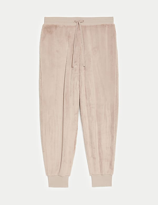 Fur joggers discount