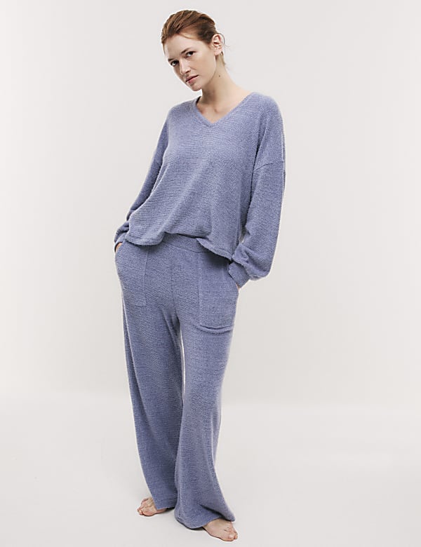 Feather Knit Lounge Bottoms - ID