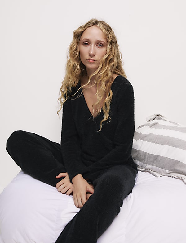 Feather Knit Lounge Bottoms - FR