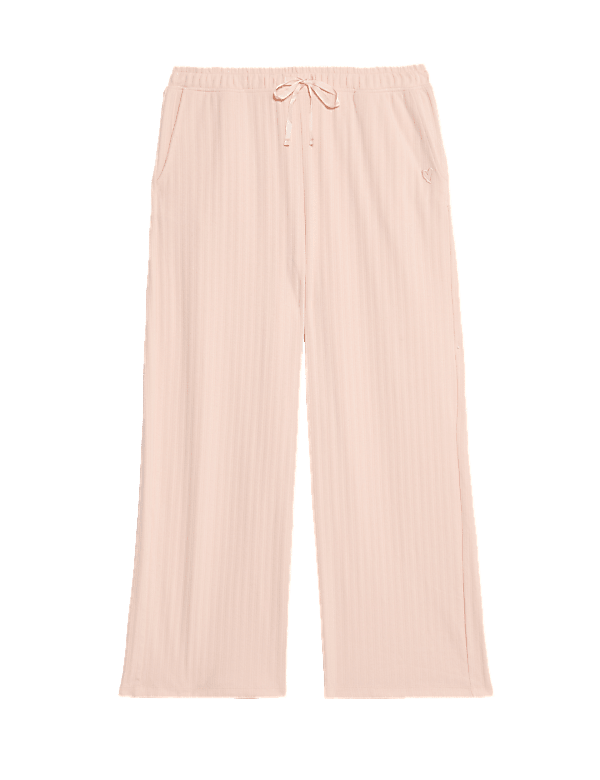 Cotton Rich Ribbed Lounge Pants