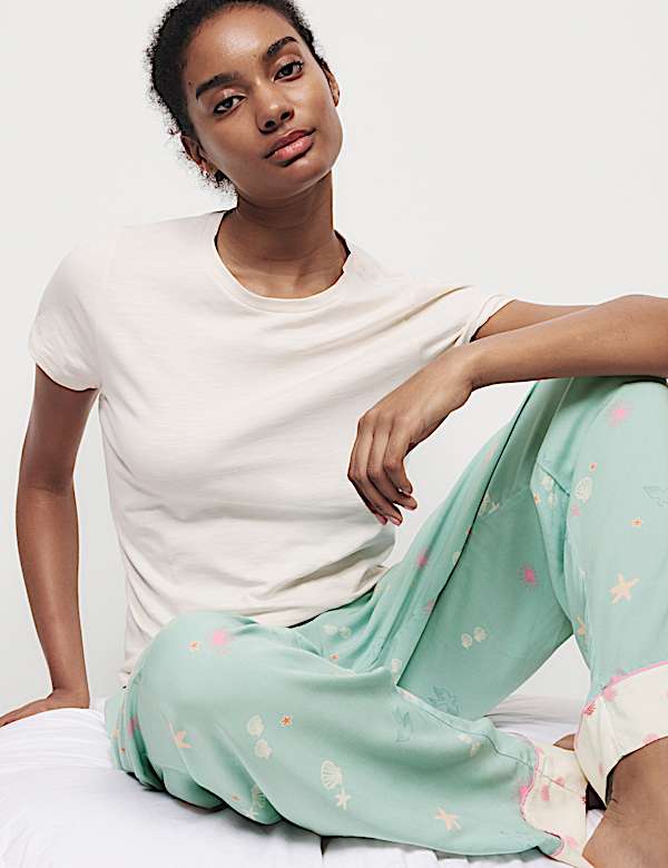 Bawahan Piyama Bermotif - ID