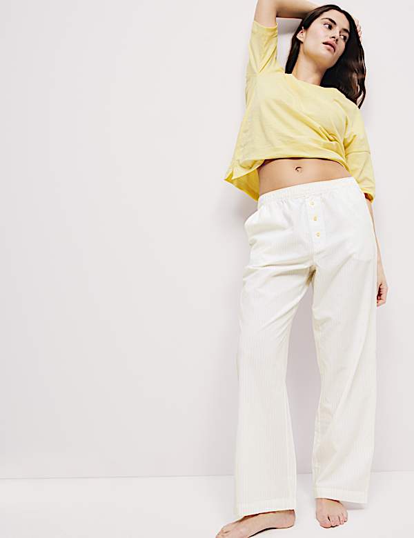 2pk Cool Comfort&trade; Striped Pyjama Bottoms - JO
