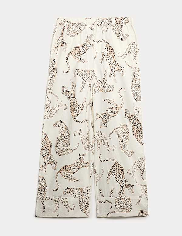 Pure Cotton Animial Print Pyjama Bottom - LU