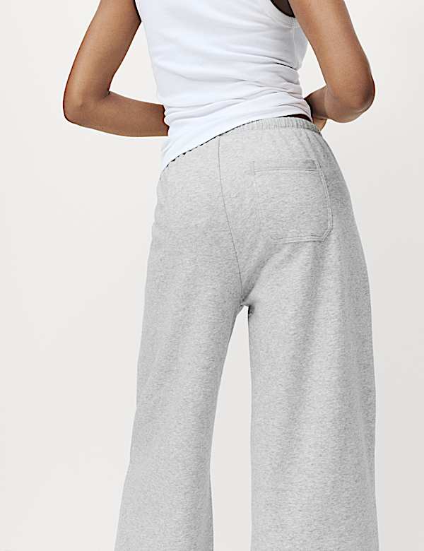 Cotton Rich Wide Leg Lounge Joggers - MX