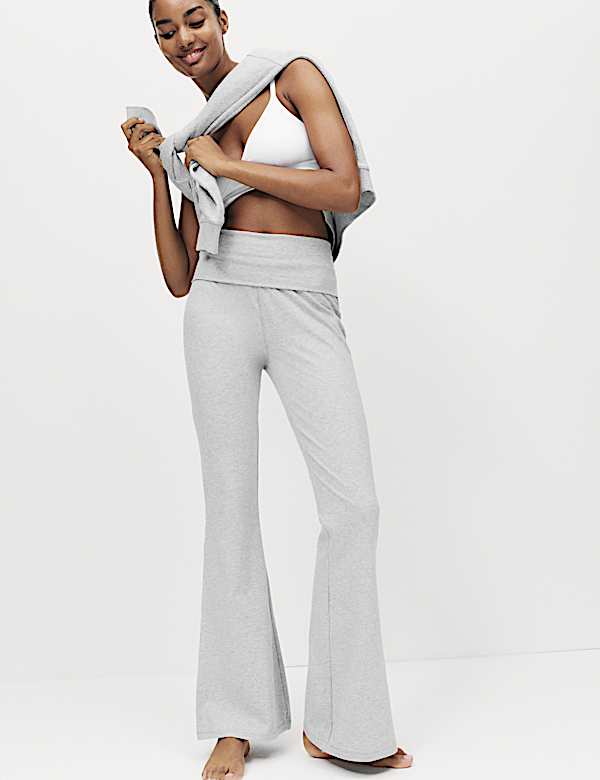 Cotton Rich Flared Lounge Joggers - AT