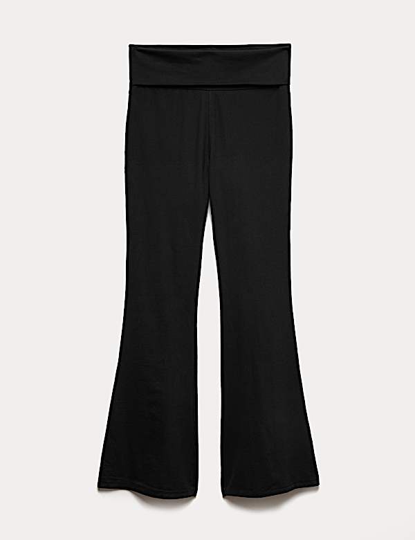 Cotton Rich Flared Lounge Trousers - PT