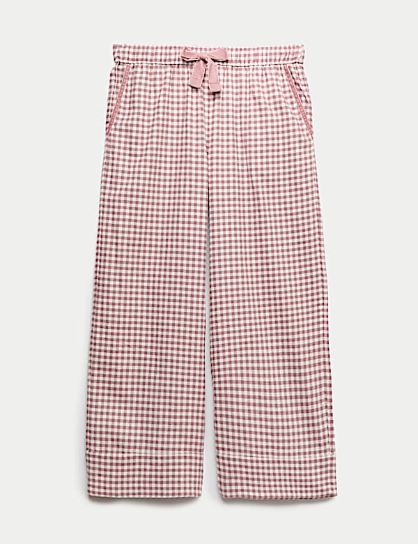 Flannel Gingham Pyjama Bottoms - MX