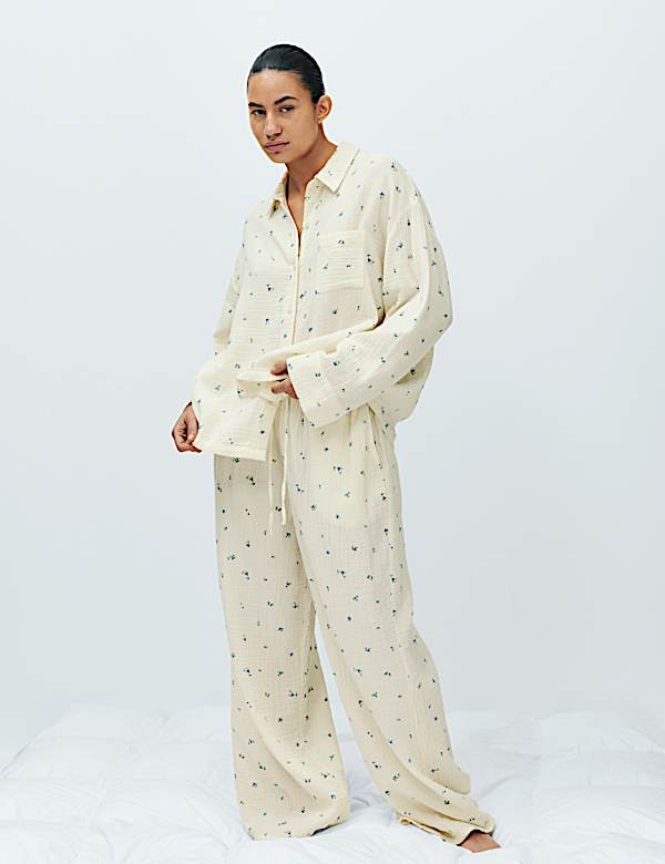 Cool Comfort&trade; Muslin Pyjama Bottoms - AL