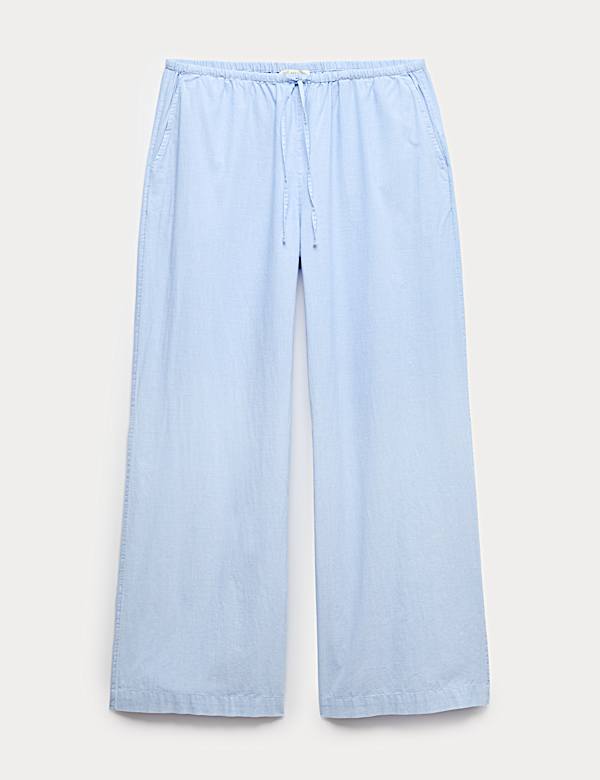 Cool Comfort&trade; Chambray Pyjama Bottoms - JO