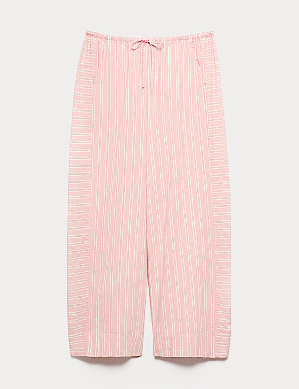 Pure Cotton Cambric Striped Pyjama Bottoms - HU