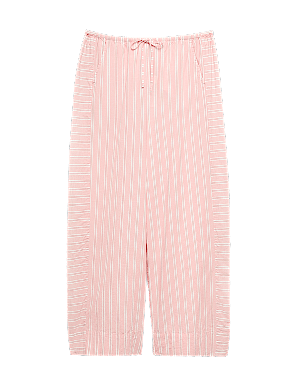 Pure Cotton Cambric Striped Pyjama Bottoms