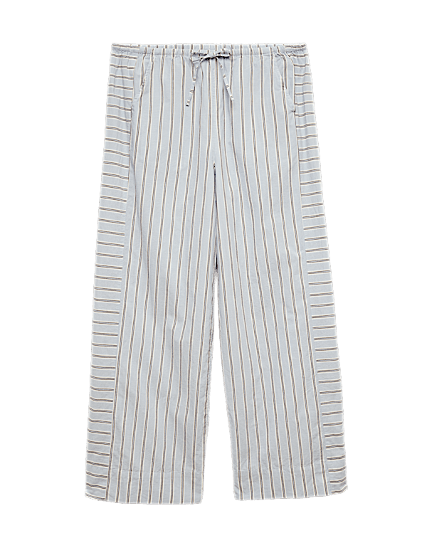 Pure Cotton Cambric Striped Pyjama Bottoms