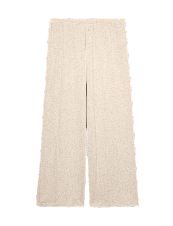 Pointelle Wide Leg Lounge Bottoms