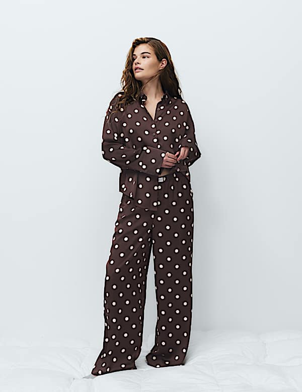 Dream Satin&trade; Polka Dot Pyjama Bottoms - IL