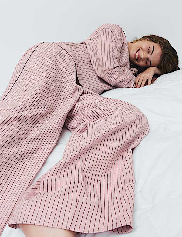Pure Cotton Striped Pyjama Bottoms - AU