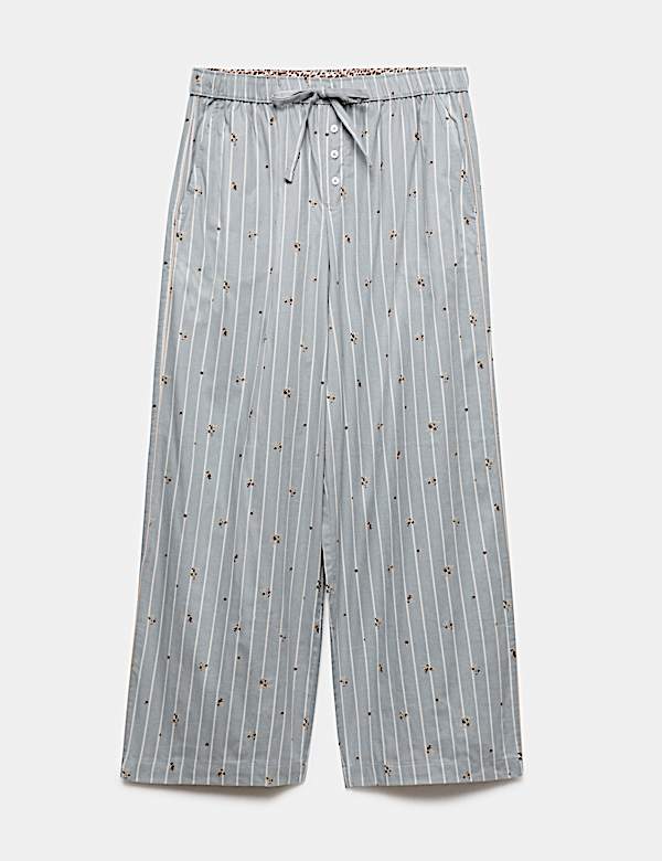 Cotton Rich Floral Pyjama Bottoms - AU