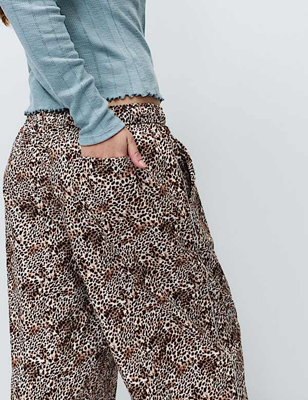 Pure Cotton Animal Print Pyjama Bottoms - CA