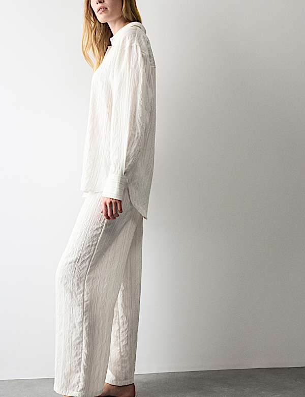 Pinstripe Revere Pyjama Set - SI