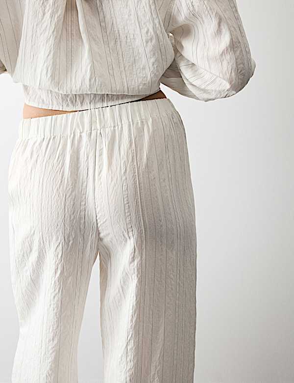 Pinstripe Revere Pyjama Set - SI