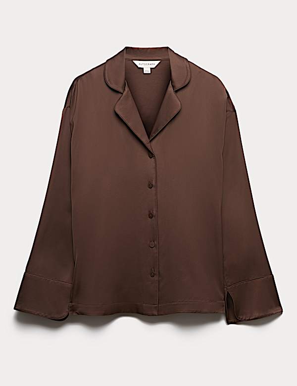 Satin Revere Pyjama Top - JE