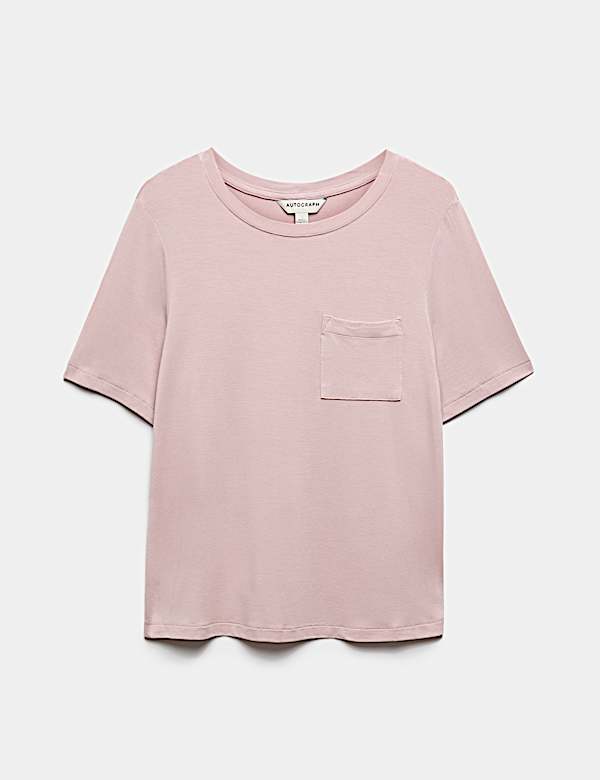 Modal Rich Short Sleeve Pyjama Top - RS