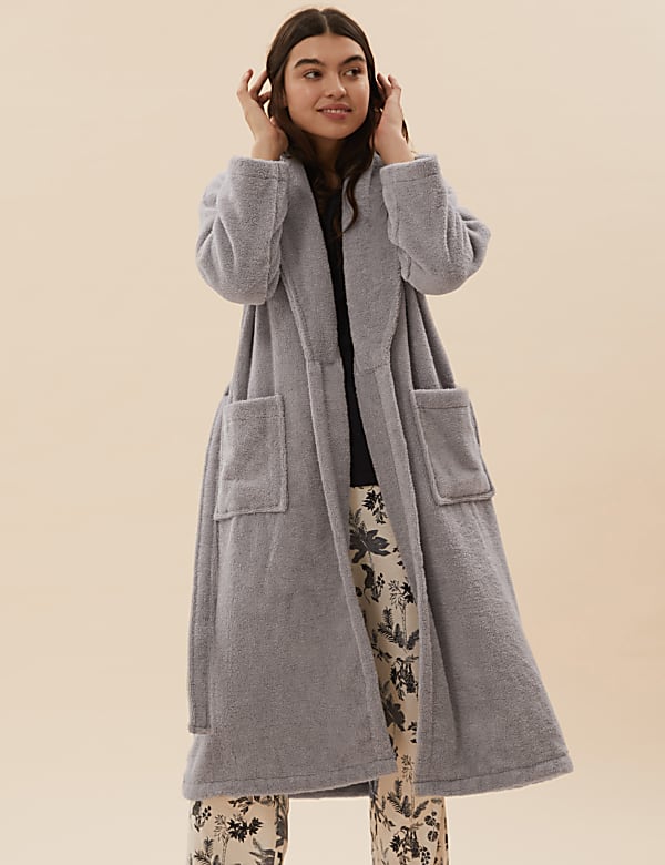 M&s grey dressing gown outlet