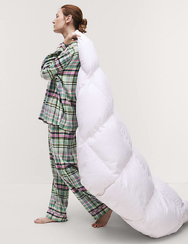 Cotton Blend Checked Pyjama Set - ID