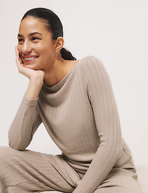 Ribbed pyjama set deals