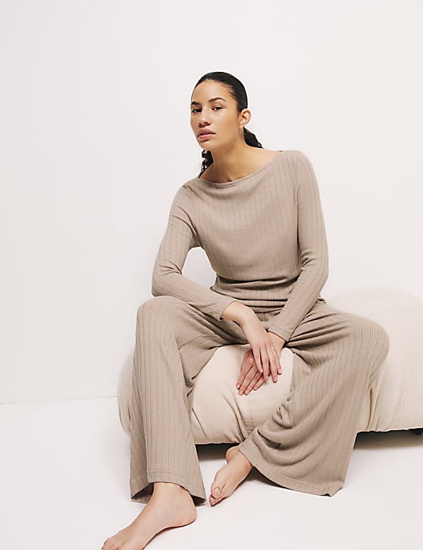 Ribbed Pyjama Set