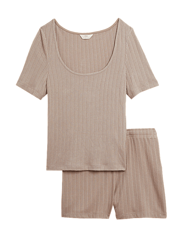 Ribbed Shortie Set