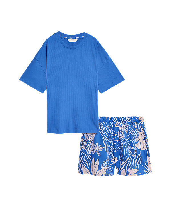 Cool Comfort™ Ribbed Shortie Set