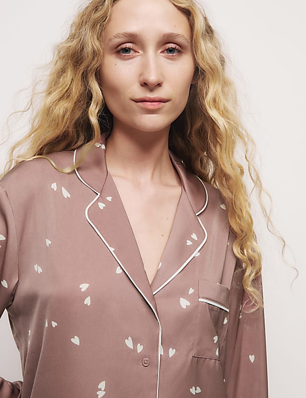 Dream Satin™ Heart Print Pyjama Set