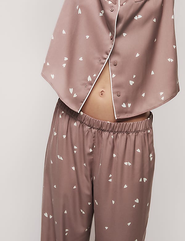 Dream Satin™ Heart Print Pyjama Set