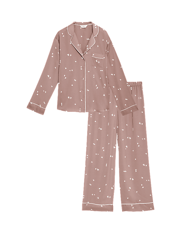 Dream Satin™ Heart Print Pyjama Set