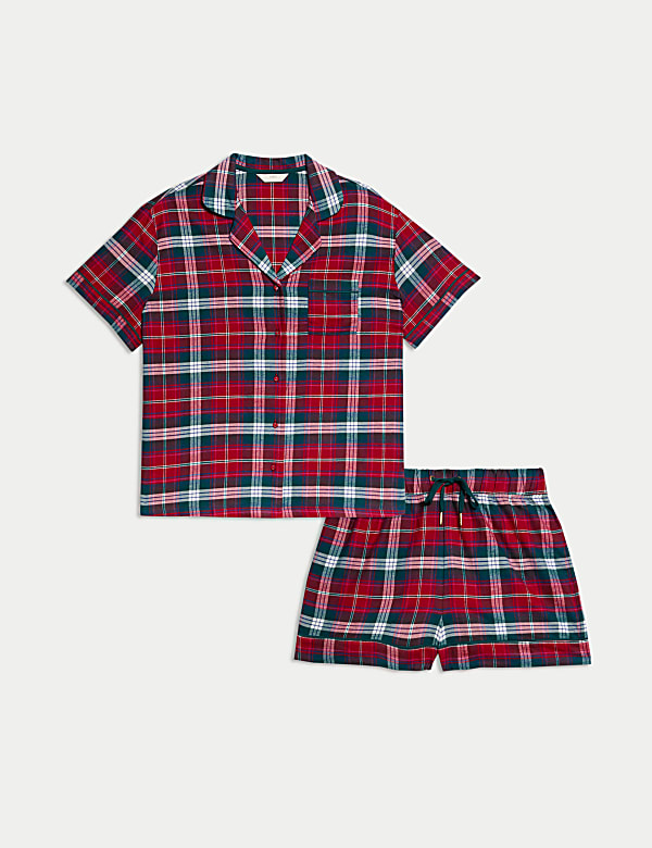 M&s red tartan pyjamas outlet