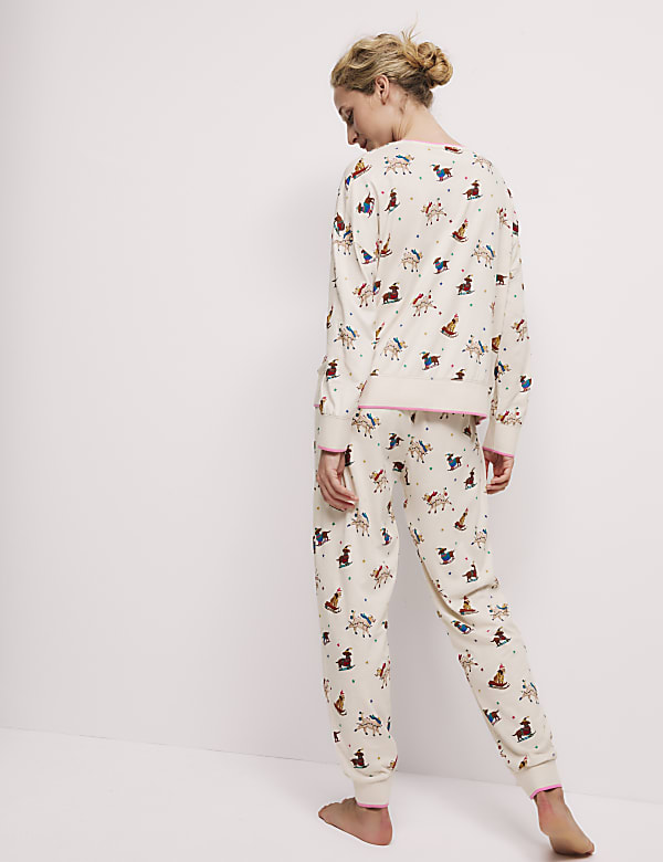 Pure Cotton Printed Pyjama Set - ID