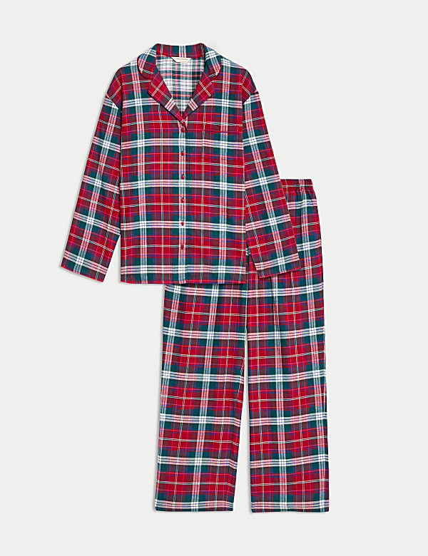 Women's Checked Family Christmas Pyjama Set - FI