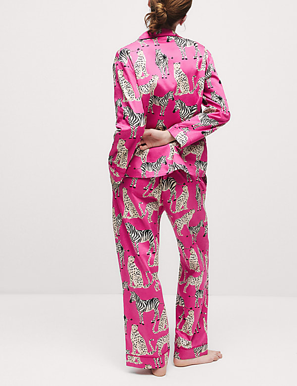 Women's Zebra & Cheetah Family Christmas Pyjama Set - PL