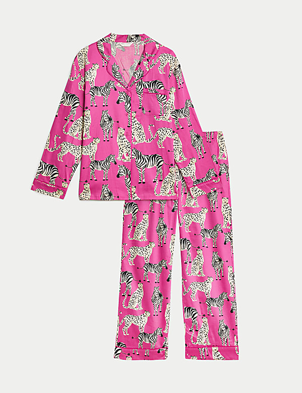 Women's Zebra & Cheetah Family Christmas Pyjama Set - PL