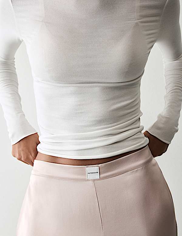 Premium Satin Wide Leg Pyjama Bottoms - JP
