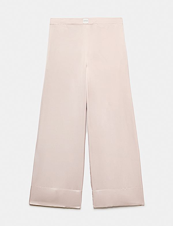 Premium Satin Wide Leg Pyjama Bottoms - JP