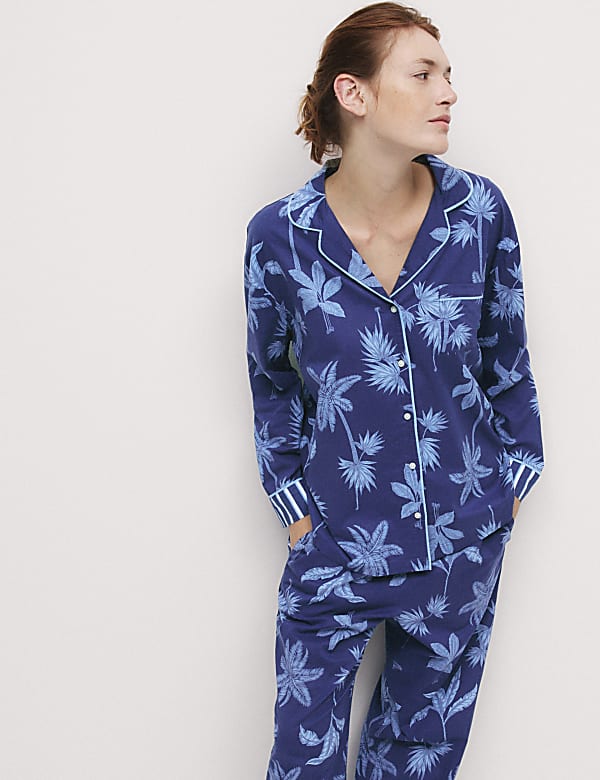 Cool Comfort Printed Pyjama Set NAVY MIX Pyjamas M S SG