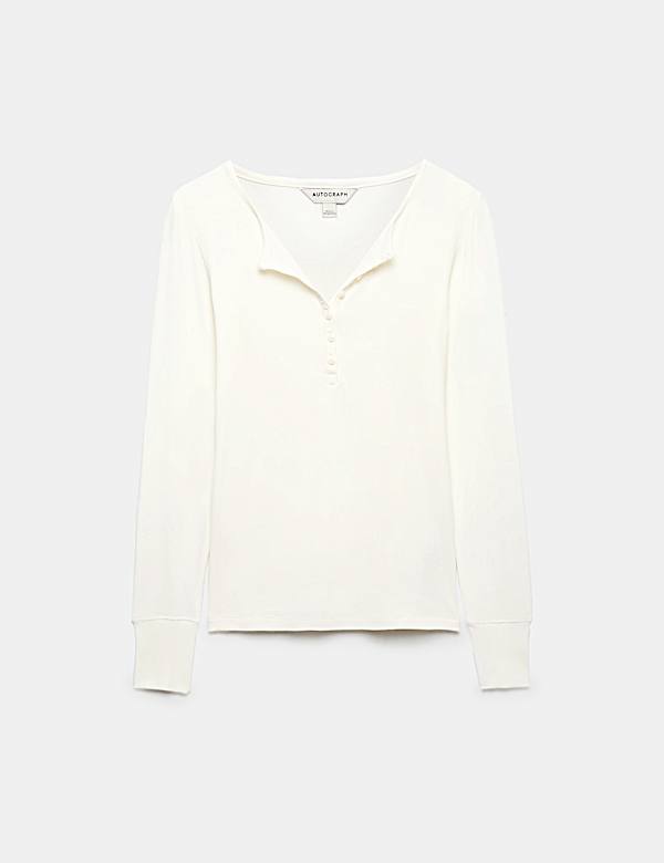 Modal Henley Pyjama Top - BE