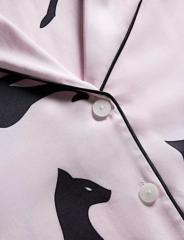 The Cat Print Shortie Set - US