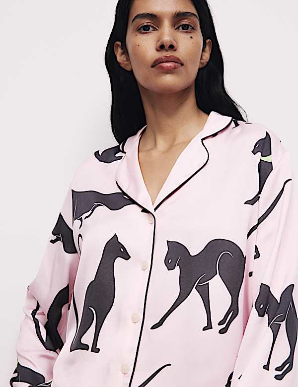The Cat Print Pyjama Set - SE