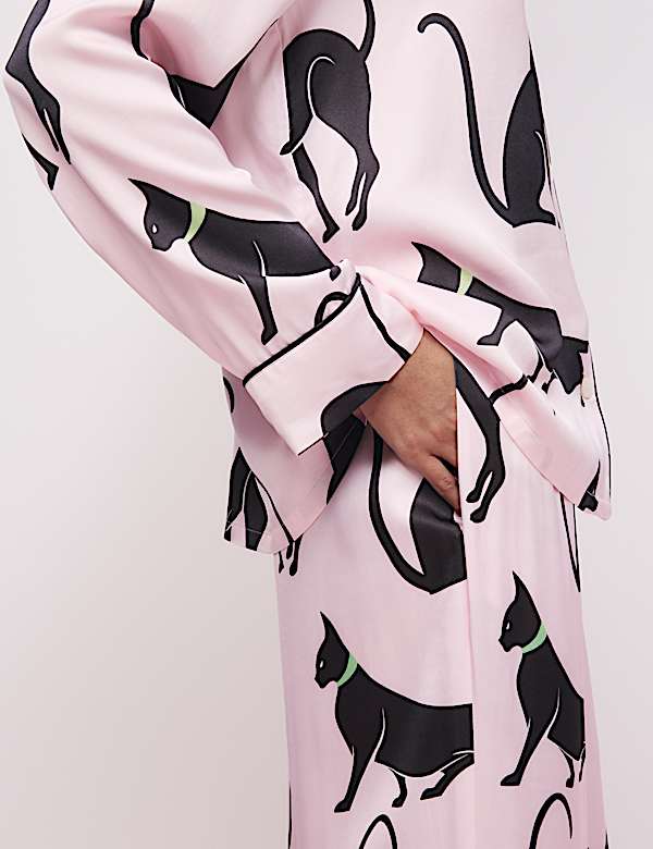 The Cat Print Pyjama Set - SE