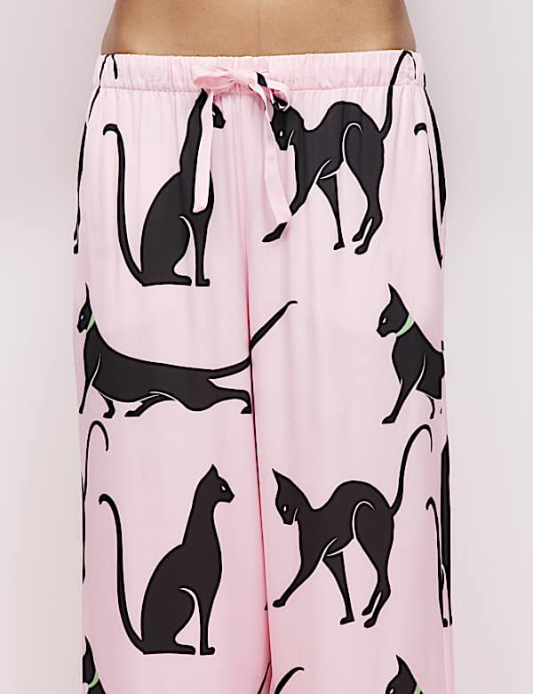 The Cat Print Pyjama Set - SE