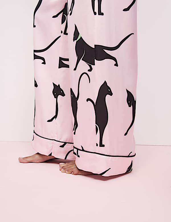 The Cat Print Pyjama Set - SE