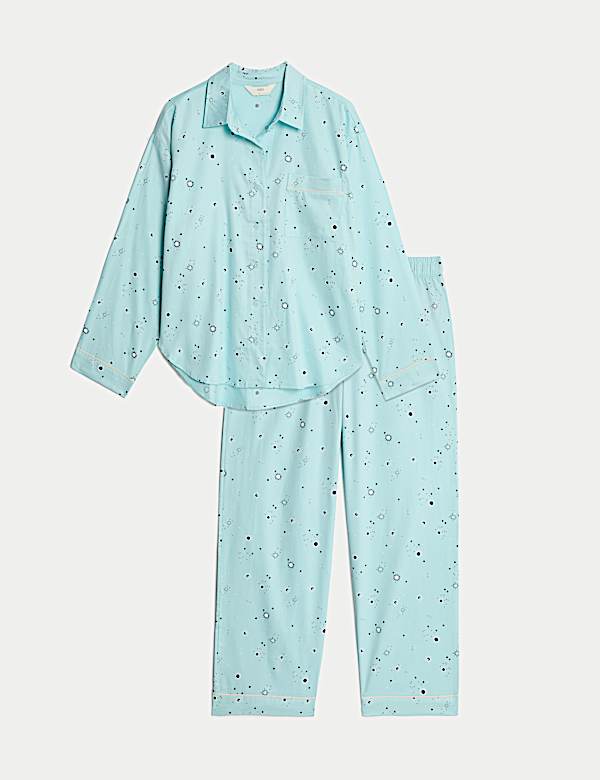 Satijnen pyjama van katoen met Eid-print - NL