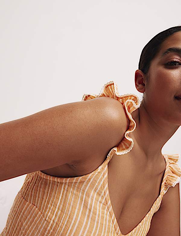 Cool Comfort™ Muslin Striped Shortie Set - RS